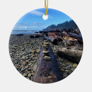 Oswald West State Park, Oregon Ceramic Tree Decoration