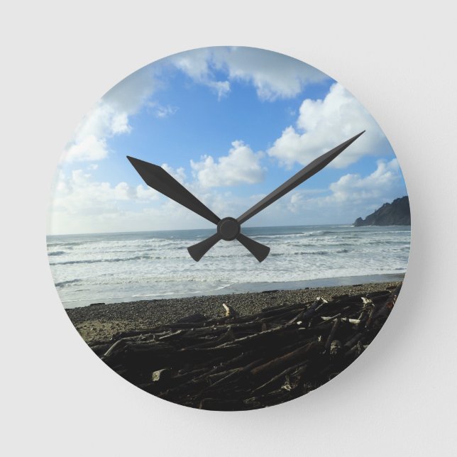 Oswald West State Park, Oregon Coast Round Clock (Front)
