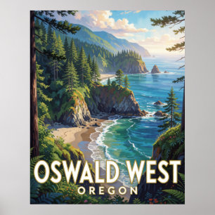 Oswald West State Park — Oregon Poster