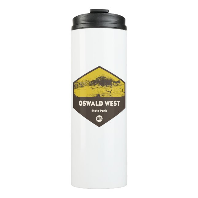 Oswald West State Park Oregon Thermal Tumbler (Front)
