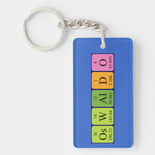 Oswaldo periodic table name keyring