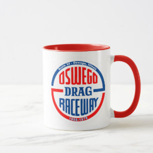 Oswego Drag Raceway on Route 34 - Oswego, Illinois Mug