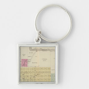Oswego, Neosho Falls, Havens, and Butler, Kansas Key Ring