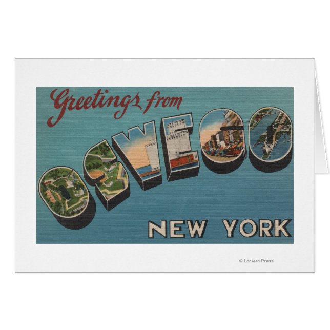Oswego, New York - Large Letter Scenes (Front Horizontal)
