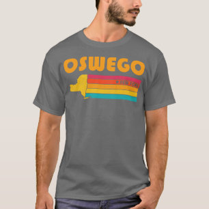 Oswego New York Vintage Distressed Souvenir T-Shirt