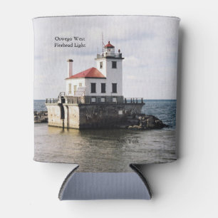 Oswego West Pierhead Light can cooler