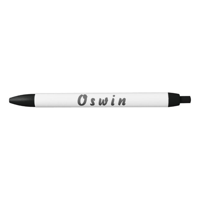 Oswin Kugelschreiber Black Ink Pen (Front)