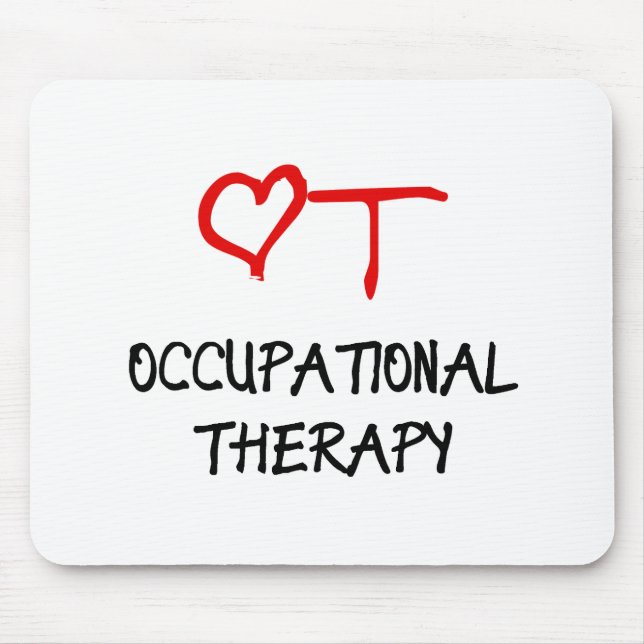 OT Heart Mouse Mat (Front)
