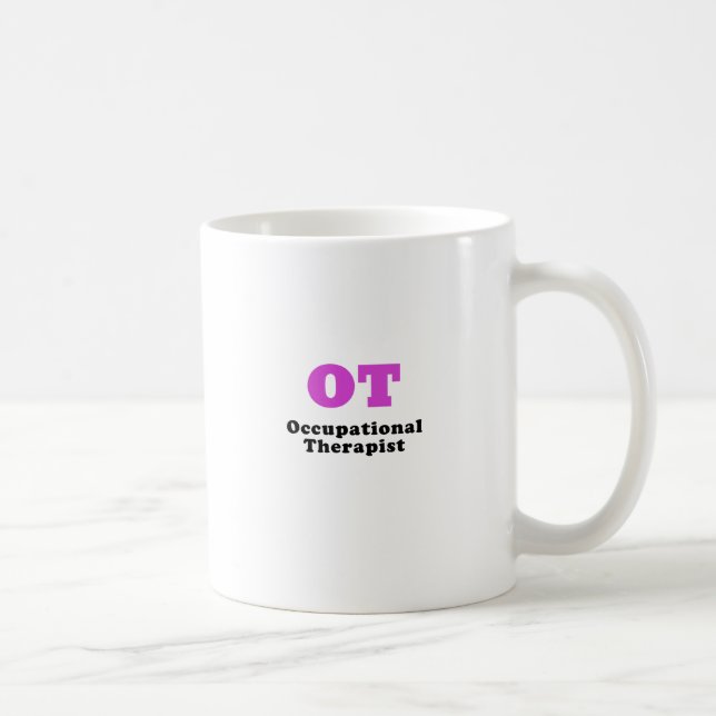OT Occupational Therapist Coffee Mug (Right)