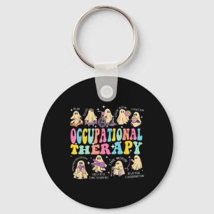 Ot Occupational Therapy Therapist Halloween Spooky Key Ring