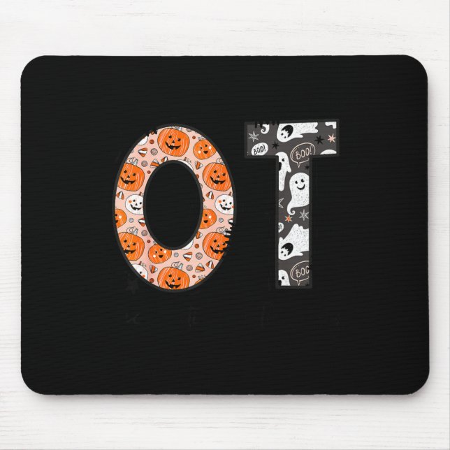 Ot Occupational Therapy Therast Halloween Ota Soky Mouse Mat (Front)