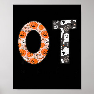 Ot Occupational Therapy Therast Halloween Ota Soky Poster