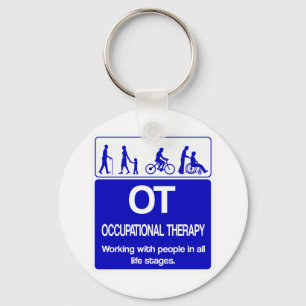 OT shirt blue 1 copy Key Ring
