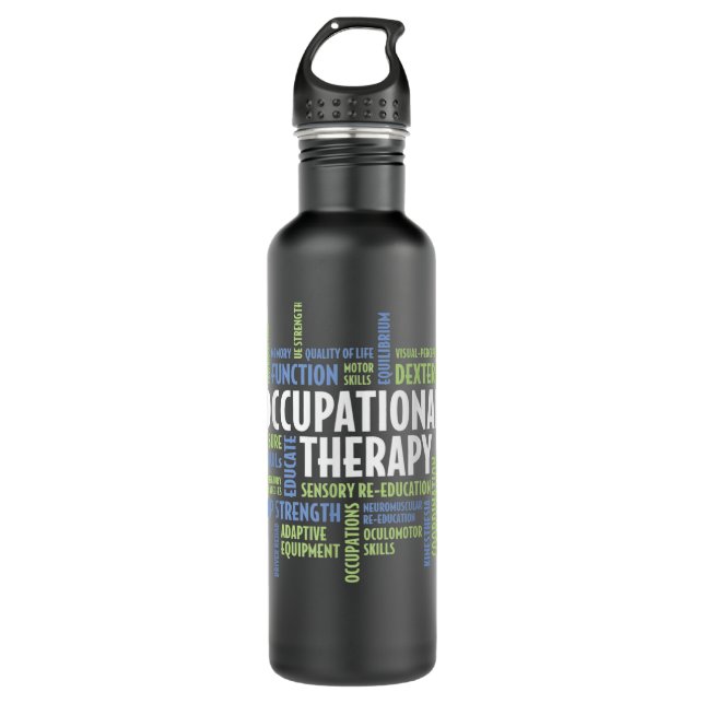 OTA and Occupational Therapist OT Month Occupation 710 Ml Water Bottle (Front)