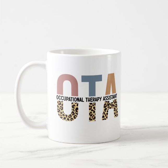 OTA Occupational Therapy Assistant Gifts Coffee Mug (Left)