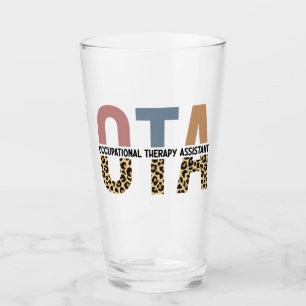OTA Occupational Therapy Assistant Gifts Glass