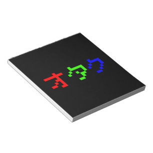 OTAKU 8 Bit Pixel Japanese Katakana Notepad