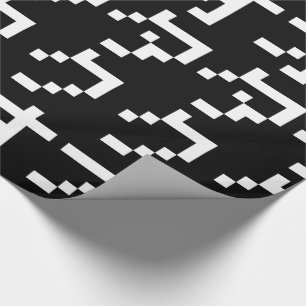OTAKU 8 Bit Pixel Japanese Katakana Vertical Wrapping Paper