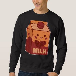 Otaku Aesthetic Retro 90s Egirl Eboy Milk Shake Ca Sweatshirt