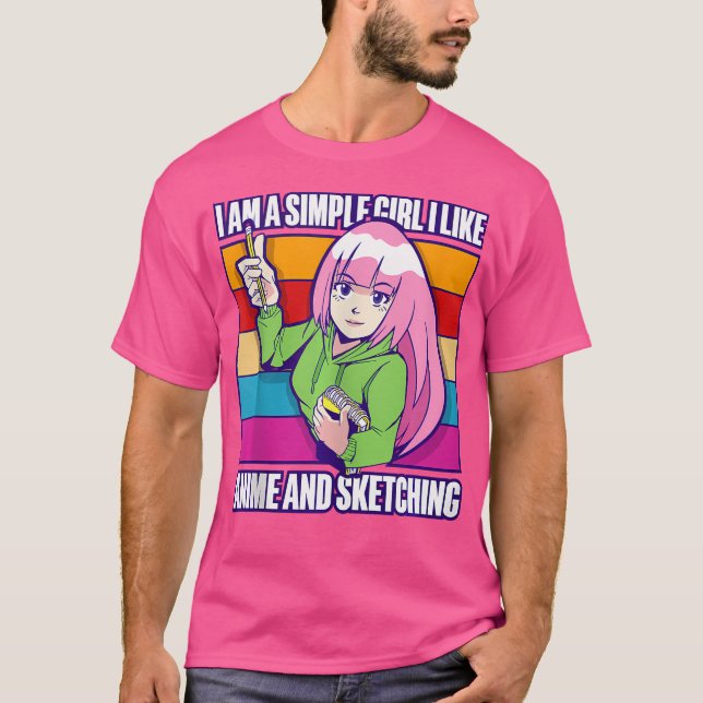 Otaku Anime T-Shirt (Front)