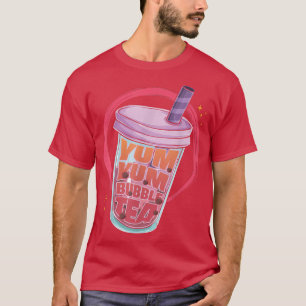 Otaku Boba Bubble Tea Lover Yum Yum Bubble Tea T-Shirt