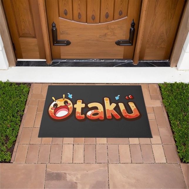 Otaku Funny Text Doormat (Outdoor)