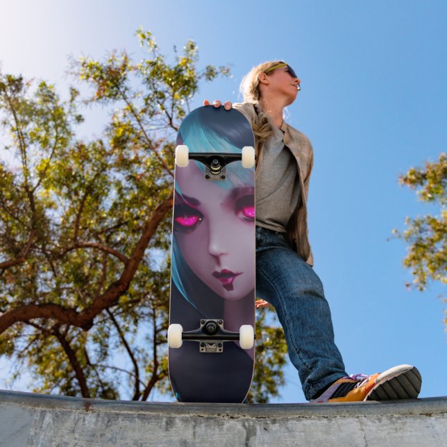 Otaku Girl Skateboard (Outdoor 1)