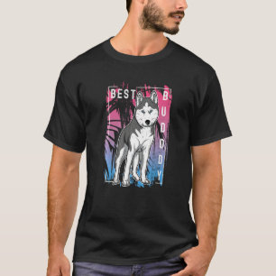 Otaku Huskie Dog Vintage  10 T-Shirt