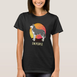 Otaku Huskie Dog Vintage 47 T-Shirt