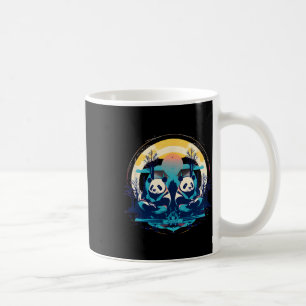 Otaku Kawaii Anime Spiritual And Meditating Panda Coffee Mug