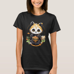 Otaku   Racoon Eat Japanese Food Ramen Noodles 8 T-Shirt