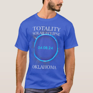 otal Solar Eclipse 2024 Oklahoma 04 T-Shirt