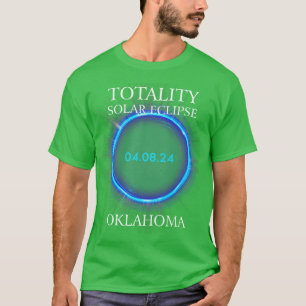 otal Solar Eclipse 2024 Oklahoma 04 T-Shirt