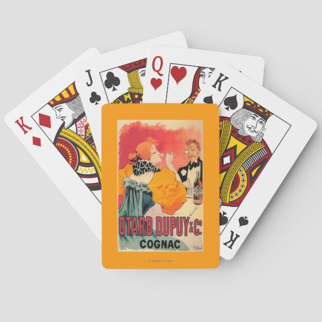 Otard-Dupuy & CO. Cognac Promotional Poster Playing Cards (Back)