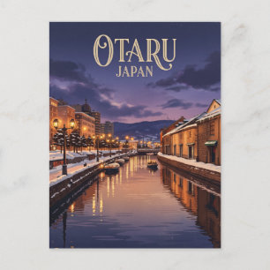Otaru Canal Japan Postcard