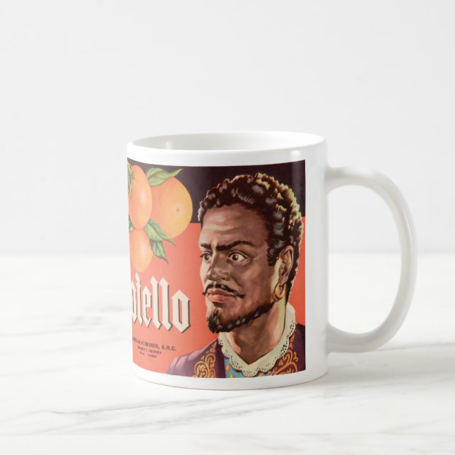 Otello Orange Label Coffee Mug (Right)