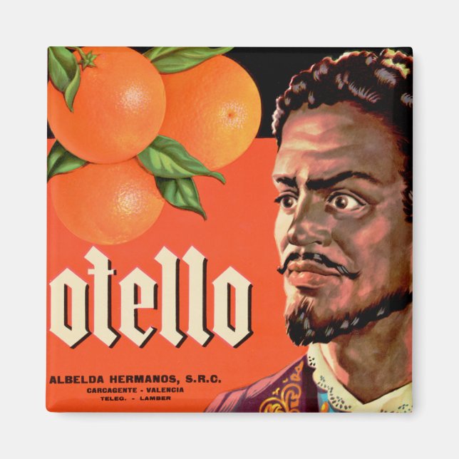Otello Orange Label Magnet (Front)