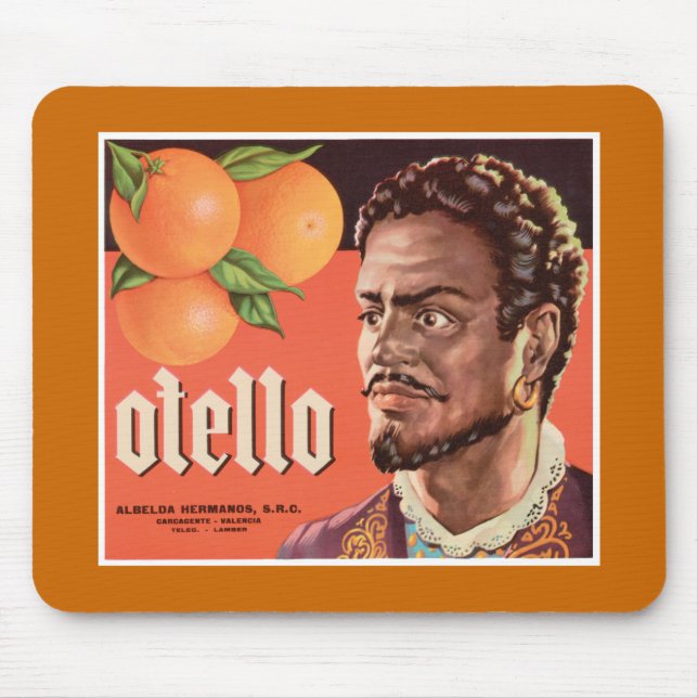 Otello Orange Label Mouse Mat (Front)