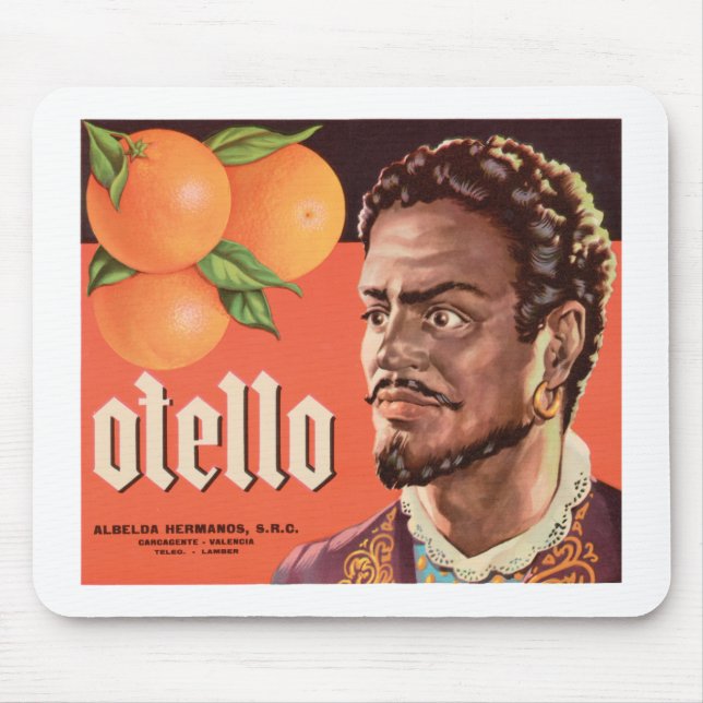Otello Orange Label Mouse Mat (Front)