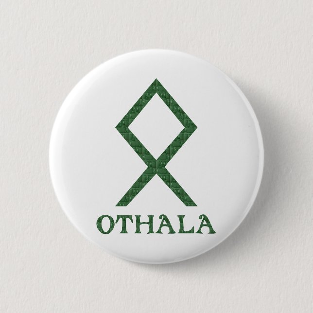 Othala 6 Cm Round Badge (Front)