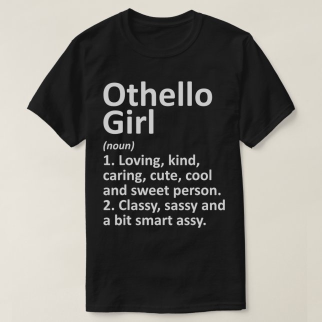 OTHELLO L WA WASHINGTON Funny City Home Roots Gift T-Shirt (Design Front)
