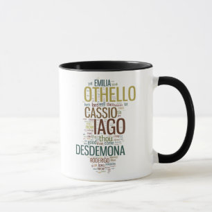 Othello Word Mosaic Mug