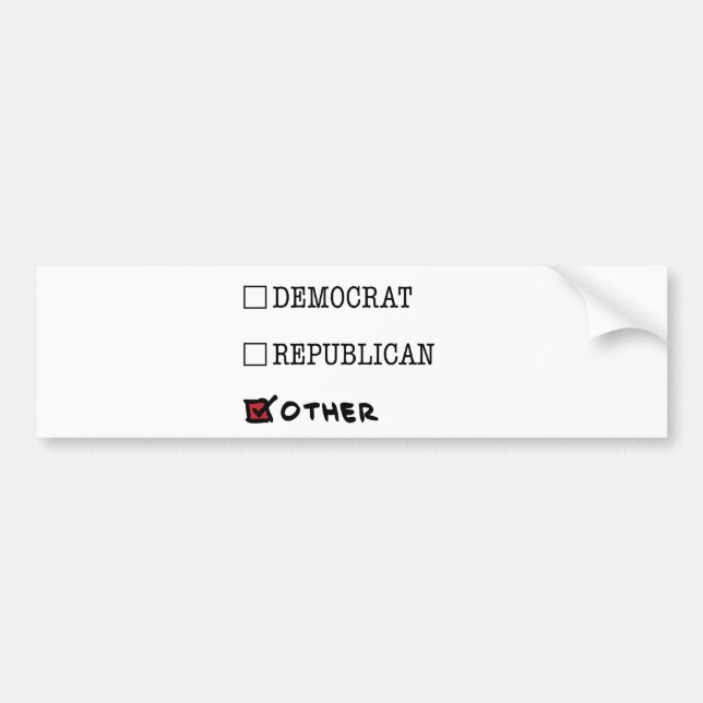 Other-Brand Bumper Sticker (Front)