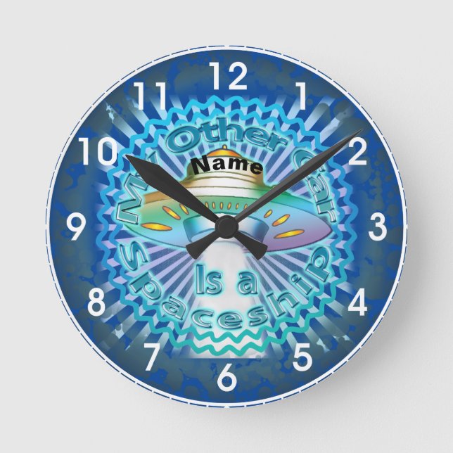 Other Car Spaceship  Clock (Front)