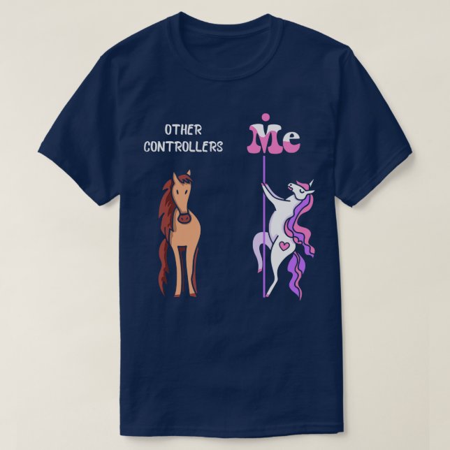 Other controllers Me Tee Unicorn Controller Funny  (Design Front)