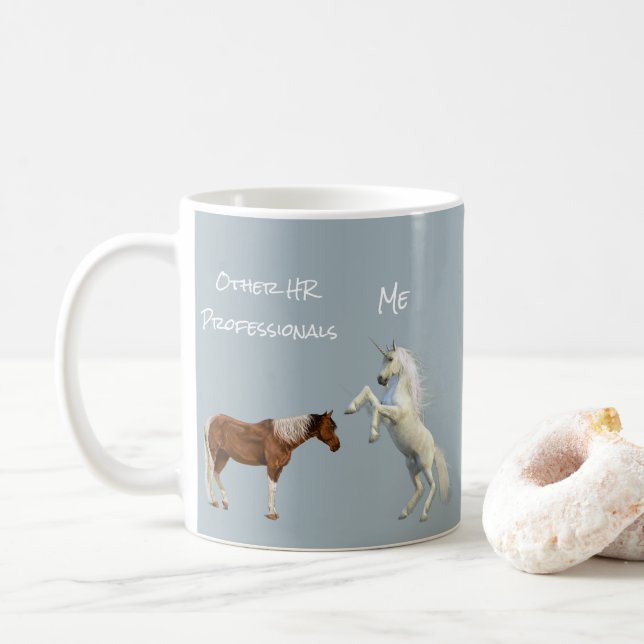Other HR Professionals Me Unicorn Human Resources Coffee Mug (With Donut)