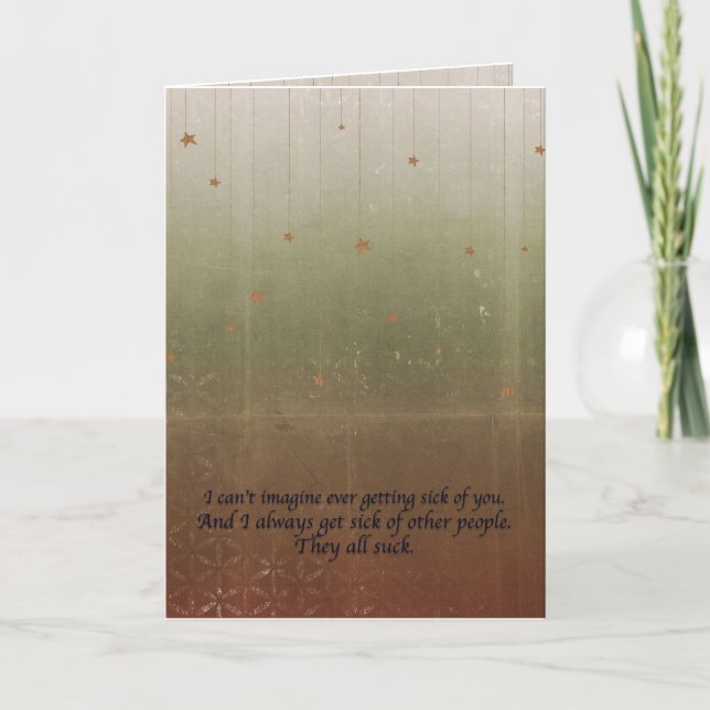 Other People Suck Holiday Card (Front)