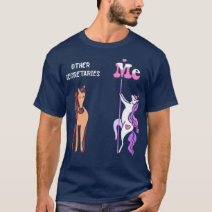 Other secretaries Me Tee Unicorn Secretary Funny G