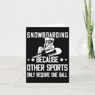 Other Sports One Ball Snowboarding Winter Sport Sn Card