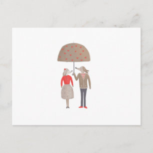 Other than an usual couple postcard